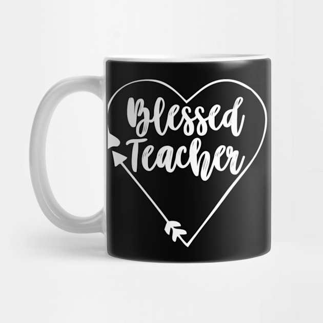 Blessed Teacher Shirt Religious Jesus Shirt For Women by agustinbosman